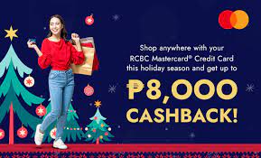 cashback with rcbc mastercard credit card