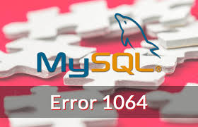 what is mysql error 1064 how to fix it