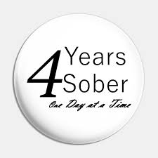 four years sobriety anniversary