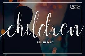 Download elegant fonts for desktop. Children From Fontbundles Net Brush Font Best Script Fonts Font Bundles