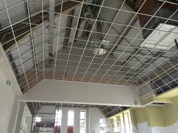 suspended ceiling tile installation