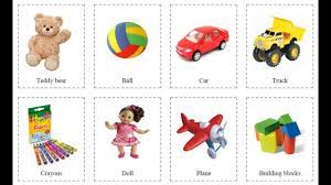 32 flashcards of toys for kids you