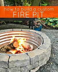 how to build a backyard fire pit