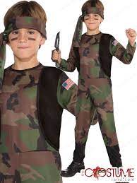 army boys costume child solr dress