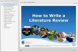 literature review for project reports