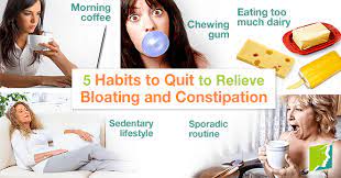 5 habits to quit to relieve bloating