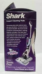 shark carpet rug cleaning pads x2