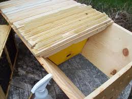 Top bar bee hives for sale, top bar hive, backyard beehives natural beekeeping. Winter In A Top Bar Hive
