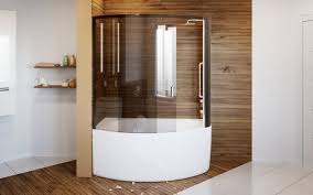 Aquatica Anette A R Shower Tinted Curved Glass Shower Cabin