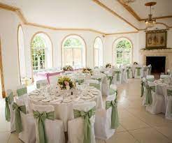 Sage Chair Sashes White Chair Covers