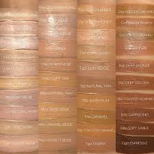 Swatches Of Covergirls Trublend Matte Made Foundations In