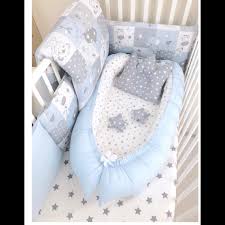 anett newborn baby bedding set blue