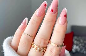 gel overlay natural nails diamond
