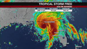 Tropical Storms Henri, Fred, Grace