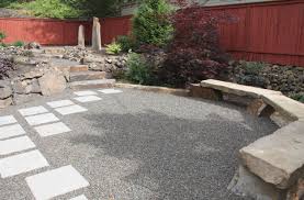 If you dread the idea of weeds or volunteer plants growing between spaces, pavers can be butted together for a smooth, unbroken surface. Gravel Blog Pacific Garden Design Pacific Garden Design