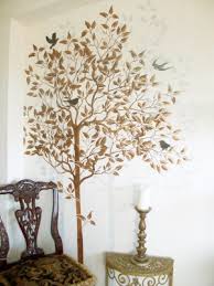 Painting Stencil Largetree Walls