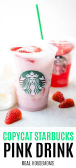 copycat starbucks pink drink real