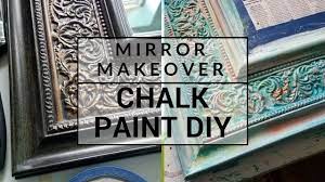 mirror makeover using chalk