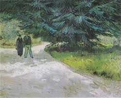 Van Gogh Paar Im Park Von Arles Der