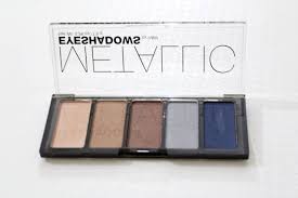 h m metallic eyeshadows palette review