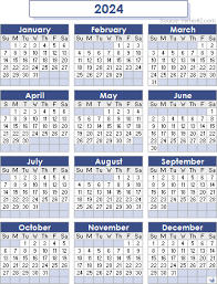 2024 calendar templates and images
