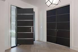 Modern Interior Doors Wood Veneer
