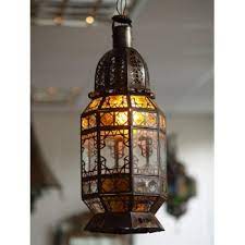 moroccan garden candle lantern