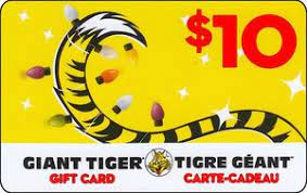 gift card tail of a tiger giant tiger