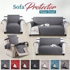 non slip quilted sofa cover waterproof