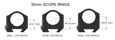 30mm precision scope rings high