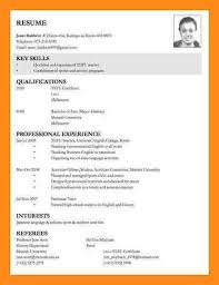 Resume Tips for Teacher