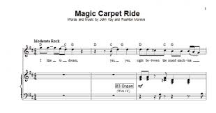 magic carpet ride piano vocal