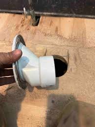 installing an offset toilet