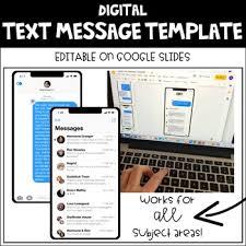 If you'd like to customise these messages, pop into settings > phone > respond with text, and you'll find three templates fill in these fields with your own custom messages and you'll be able to use them next time you get a call you can't take. Digital Text Message Template Distance Learning Google Classroom