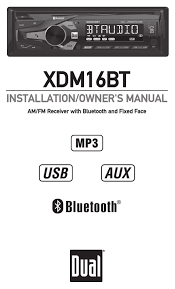 It shows the components of the circuit as simplified shapes and the aptitude and signal contacts surrounded by the devices. Dual Xdm16bt Installation Owner S Manual Pdf Download Manualslib