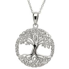 celtic irish tree of life pendant