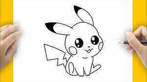 how to draw baby pikachu you