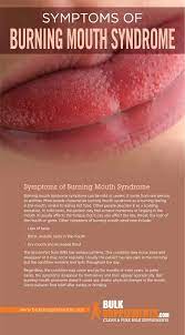 burning mouth syndrome bms symptoms