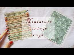 miniature vine rug tutorial how to