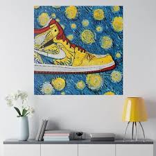 Nike Air Jordan Shoes One Canvas Wall