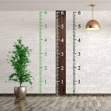 Diy Vinyl Growth Chart Ruler Decal Kit Stickers Large