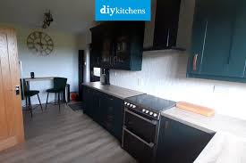 painted timber effect real kitchens