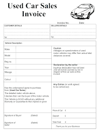 Free Vehicle Purchase Agreement Used Car Contract Template