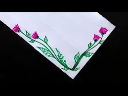 Repeat Beautiful Border Designs On Paper Chart Paper