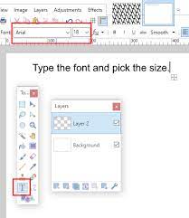 Changing Font Size Paint Net