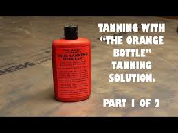 orange bottle tanning solution