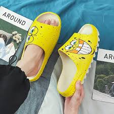 Yeezy slide core $ 100.00. Adidas Yeezy Slides X Spongebob Sandals Men S Sandal Shoes Causal Slippers Big Size Shoes 40 45 Shopee Malaysia