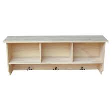 International Concepts Wall Shelf With