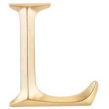 Gold Letter Wall Decor L Hobby