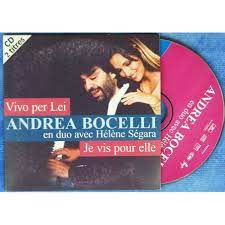 Vivo per lei / voglio restare cosi by Andrea Bocelli & Héléne Ségara, CDS  with grey91 - Ref:114663380